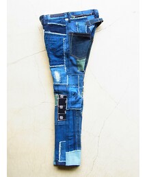 JUNYA WATANABE MAN | COMME des GARCONS JUNYA WATANABE MAN【コム デ ギャルソン・ジュンヤ ワタナベ マン】(WO-P002-051 ・)綿インディゴMIXパッチワーク(デニムパンツ)