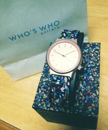 KOMONO. | 一目惚れ。
一回なくなってて再入荷してて買ってしまった😍
ベルトの花柄がめっちゃすき。あと文字盤のピンクベージュも可愛い。(アナログ腕時計)