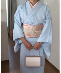 街着屋の洗える色無地着物 | 単の色無地を持っていなかったので急遽楽天でMサイズを購入。東レ素材だけあって絹のような質感と皺になりにくい利便性が良かったです。さっそくソースの染みをつけてしまいましたが洗濯機で洗うと落ちました。ポリの洗える着物で良かったです。(浴衣)
