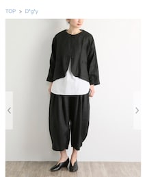 D *g *y | リネンオックスワイドパンツ(その他パンツ)