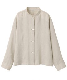 無印良品 | フレンチリネン洗いざらしシャツジャケット 婦人ＸＳ～Ｓ(ジャケット/アウター)