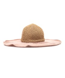 MISU A BARBE | COTTON STRAW HAT BIG BEIGE - 14 SS(ハット)