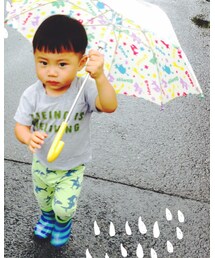 ６月☁︎梅雨コーデ | 長傘