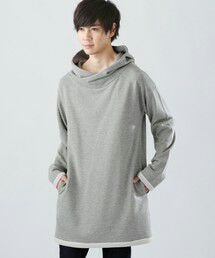 MONO-MART | ロング丈オーバーサイズプルオーバーBIGパーカー(MONO-MART)2018SS(パーカー)