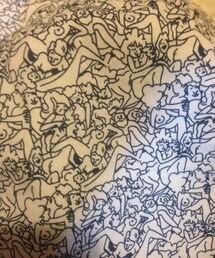 ビンテージ最低柄ハット(ハット)