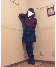 one way | デニムスカート