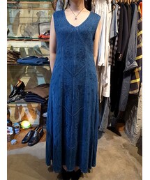 Ethnic O/P (BLU)(ドレス)