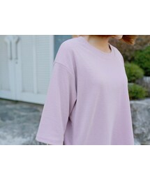2PER | サイドスリット入りアンバランス丈Tシャツ (Tシャツ/カットソー)