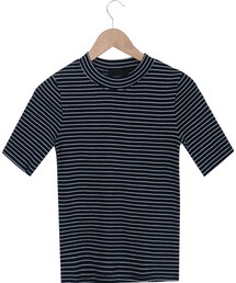 2PER | ボーダーパターンスリムフィットTシャツ(ニット/セーター)