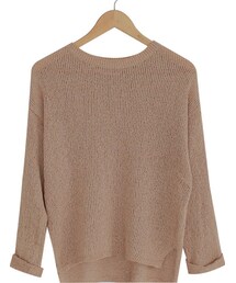 2PER | シースルードロップショルダールーズニット(ニット/セーター)