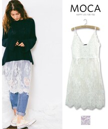 select MOCA | レースキャミワンピース(キャミソール)