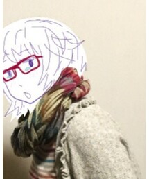 ？？？ | 七色のギザギザ柄ストール(ストール/ショール)