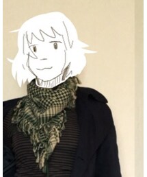 ？ | 千鳥柄のストール(ストール/ショール)