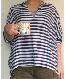 ? | 夏っぽいボーダートップス(Tシャツ/カットソー)