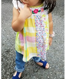 胸元のお花 | チュニック