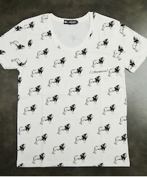 ［Alexandros］ | ［Alexandros］
ライオン総柄Tシャツ(Tシャツ/カットソー)