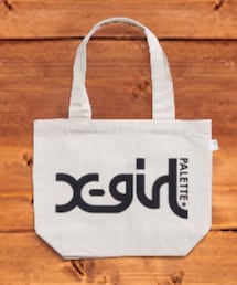 X-girl | X-GIRL PALETTE
LOGO SMALL TOTE
WHITE(エコバッグ/サブバッグ)