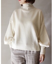 pelleq | calla sleeve top(ニット/セーター)