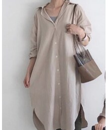 She's closet | シャツワンピース