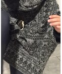 Handmade(ハンドメイド)の「ジャケット/アウター(ポンチョ)」