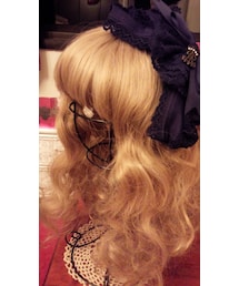 ALICE and the PIRATES | A/Pななめリボンカチューシャ(紺）(カチューシャ)