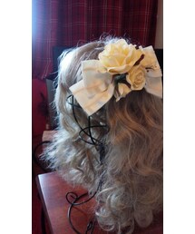 BABY,THE STARS SHINE BRIGHT | Le belle rose de paris リボンバレッタ(バレッタ/ヘアクリップ)