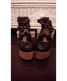 BABY,THE STARS SHINE BRIGHT | Ribbon Ribbon Ribbon木底シューズ(その他シューズ)