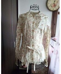 metamorphose temps de fille | セーラーカラーブラウス(花柄)(シャツ/ブラウス)