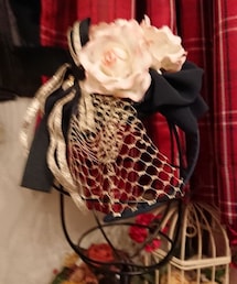 metamorphose temps de fille | 円形チュールフリル付きカチューシャ(カチューシャ)