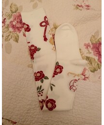 metamorphose tamps de fille | 風花のゆきうさぎオーバーニー(ソックス/靴下)