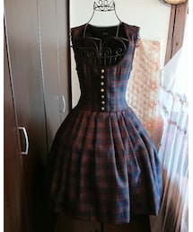 Sheglit | “Chelse”タックワンピース(ジャンパースカート)