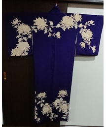 天陽 | 乱菊柄の小紋(着物)