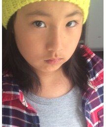 髪型が決まらずふて腐れる長女 | その他