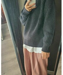 UNIQLO | ライトウェイトローゲージタートルネックセーター(ニット/セーター)