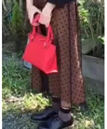 no brand | レザーバッグ(ハンドバッグ)