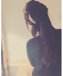 ヘアアレンジ👧 | バレッタ/ヘアクリップ