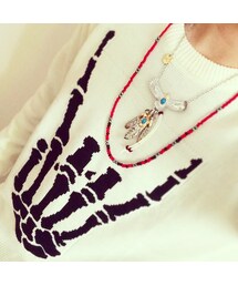 LEGENDA | LEGENDAの赤ビーズネックレス(ネックレス)