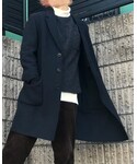 UNIQLO(ユニクロ)の「ジャケット/アウター(チェスターコート)」