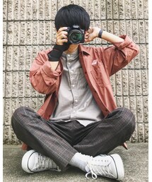 座り撮り📸 | ジャンパースカート