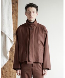 RYO TAKASHIMA | 2way collar drizzler jacket(ブルゾン)