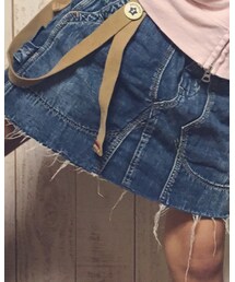 DENIM DUNGAREE | デニムスカート