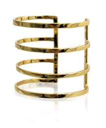 Artelier | PORTOFINO 4 LINES CUFF, GOLD PLATED(ブレスレット)