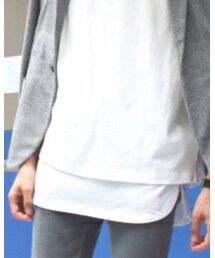 JUNRED | ロング丈カットソー(Tシャツ/カットソー)