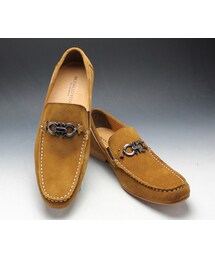 MODELLO VITA | 牛革スエードスリッポン（キャメルスエード）(シューズ)