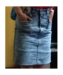 WEGO | ケミカルデニムタイトスカート(デニムスカート)