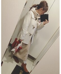 ＼アウターありver.／ | 寒かったのでUNIQLOダッフルを♡〃(その他)