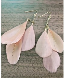 羽のピアス💕✨ | ピアス（両耳用）