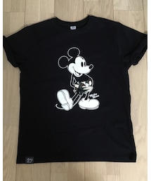 しまむら | カモフラ服のミッキーにキュン💕メンズLでゆるっと。(Tシャツ/カットソー)