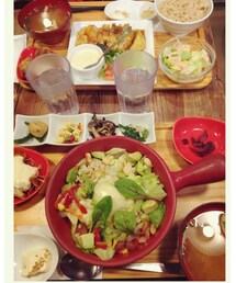 友達とごはん🍽💕 | エプロン