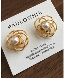 PAULOWNIA | ピアス（両耳用）